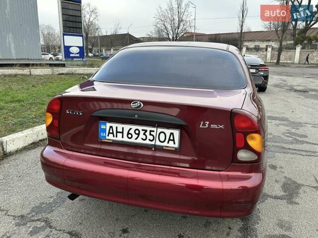 Красный ЗАЗ Сенс, объемом двигателя 1.3 л и пробегом 33 тыс. км за 3450 $, фото 5 на Automoto.ua