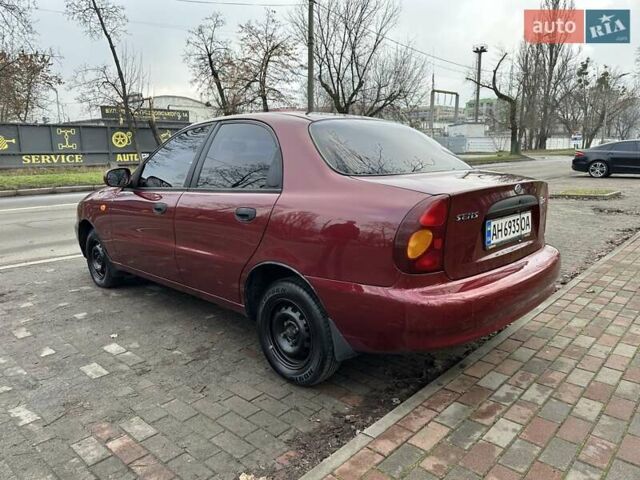 Красный ЗАЗ Сенс, объемом двигателя 1.3 л и пробегом 33 тыс. км за 3450 $, фото 3 на Automoto.ua