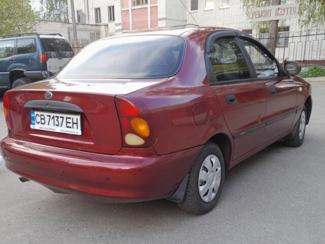 Красный ЗАЗ Сенс, объемом двигателя 1.3 л и пробегом 152 тыс. км за 2400 $, фото 3 на Automoto.ua