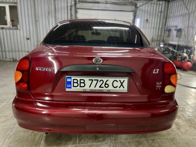 Червоний ЗАЗ Sens, об'ємом двигуна 1.3 л та пробігом 48 тис. км за 2800 $, фото 7 на Automoto.ua