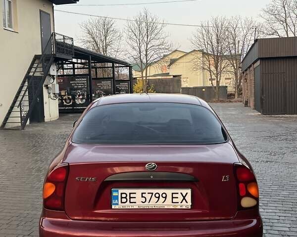 Червоний ЗАЗ Sens, об'ємом двигуна 1.3 л та пробігом 69 тис. км за 2700 $, фото 3 на Automoto.ua