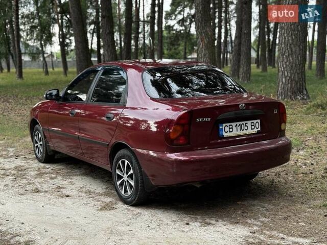 Червоний ЗАЗ Sens, об'ємом двигуна 1.3 л та пробігом 85 тис. км за 3950 $, фото 6 на Automoto.ua