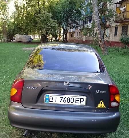 Сірий ЗАЗ Sens, об'ємом двигуна 1.3 л та пробігом 109 тис. км за 2600 $, фото 6 на Automoto.ua