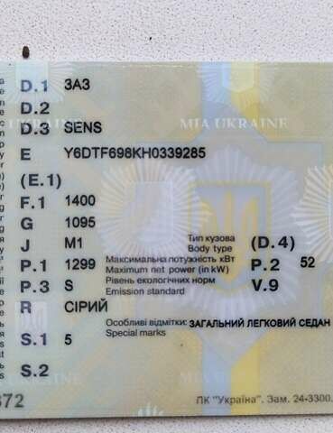 Серый ЗАЗ Сенс, объемом двигателя 1.3 л и пробегом 129 тыс. км за 3350 $, фото 1 на Automoto.ua