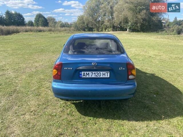 Синий ЗАЗ Сенс, объемом двигателя 1.3 л и пробегом 59 тыс. км за 2100 $, фото 4 на Automoto.ua