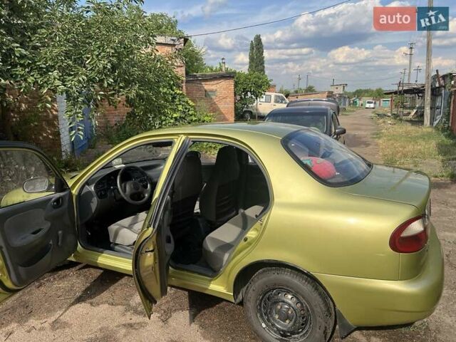Зеленый ЗАЗ Сенс, объемом двигателя 1.3 л и пробегом 180 тыс. км за 2500 $, фото 7 на Automoto.ua