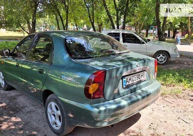 Зелений ЗАЗ Sens, об'ємом двигуна 1.3 л та пробігом 196 тис. км за 2300 $, фото 3 на Automoto.ua