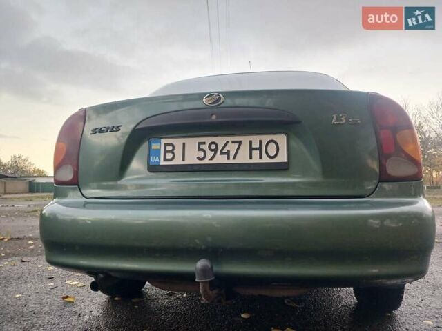 Зелений ЗАЗ Sens, об'ємом двигуна 1.3 л та пробігом 188 тис. км за 2500 $, фото 2 на Automoto.ua