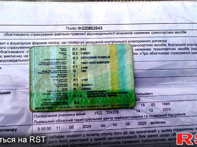 Серый ЗАЗ Славута, объемом двигателя 12 л и пробегом 209 тыс. км за 700 $, фото 8 на Automoto.ua