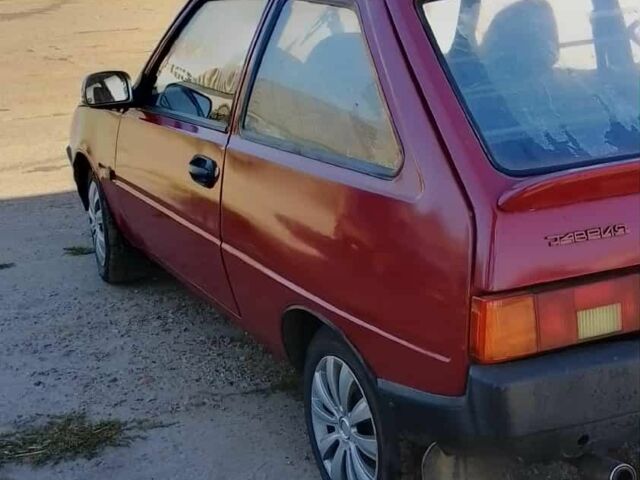 Красный ЗАЗ Таврия, объемом двигателя 1 л и пробегом 920 тыс. км за 596 $, фото 1 на Automoto.ua