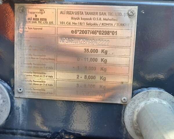 Белый Ali Riza Usta Бензовоз, объемом двигателя 0 л и пробегом 0 тыс. км за 54000 $, фото 18 на Automoto.ua