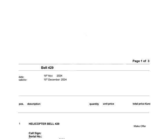 Черный Bell 429, объемом двигателя 0 л и пробегом 2 тыс. км за 1319558 $, фото 10 на Automoto.ua