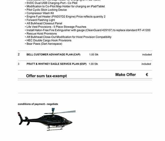 Черный Bell 429, объемом двигателя 0 л и пробегом 2 тыс. км за 1319558 $, фото 12 на Automoto.ua