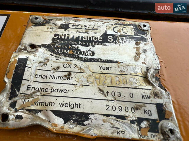 Case Construction CX 210, объемом двигателя 0 л и пробегом 10 тыс. км за 62294 $, фото 11 на Automoto.ua