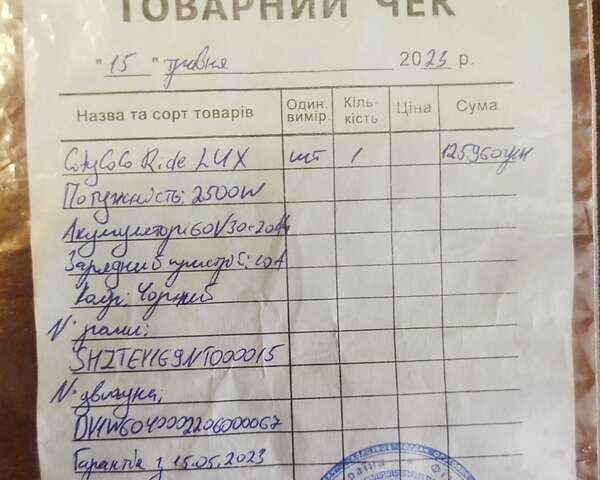 Черный Citycoco Ride, объемом двигателя 0 л и пробегом 3 тыс. км за 2600 $, фото 2 на Automoto.ua