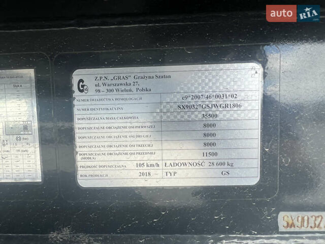 Серый GRAS BPW, объемом двигателя 0 л и пробегом 100 тыс. км за 32043 $, фото 16 на Automoto.ua