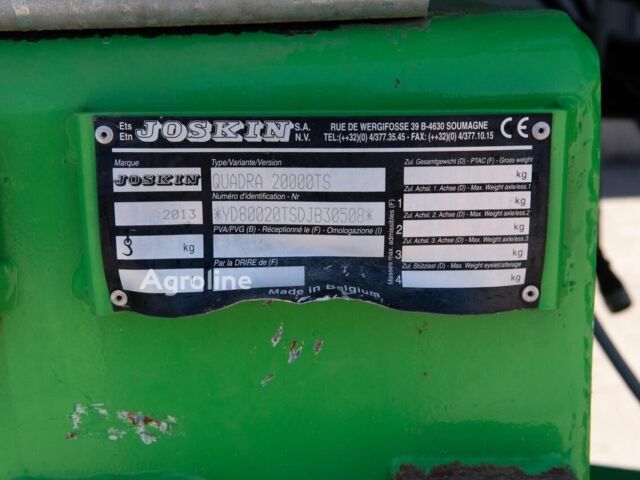 Joskin Другая, объемом двигателя 0 л и пробегом 0 тыс. км за 56976 $, фото 22 на Automoto.ua