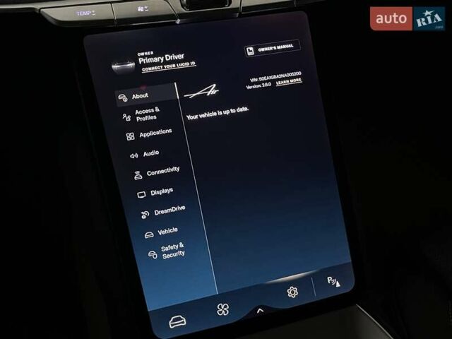 Красный Lucid Air, объемом двигателя 0 л и пробегом 5 тыс. км за 52900 $, фото 57 на Automoto.ua