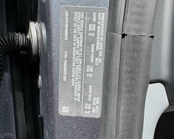 Lucid Air 2023 в Луцке на Automoto.ua Серый Lucid Air, объемом двигателя 0 л и пробегом 26 тыс. км за 34500 $, фото 21 на Automoto.ua