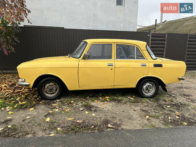 Желтый Москвич/АЗЛК 2140, объемом двигателя 1.48 л и пробегом 300 тыс. км за 350 $, фото 1 на Automoto.ua
