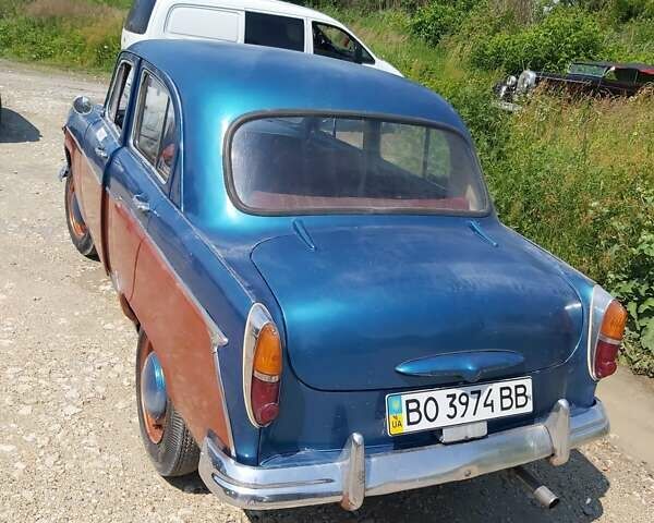 Синий Москвич/АЗЛК 402, объемом двигателя 1.2 л и пробегом 37 тыс. км за 2999 $, фото 1 на Automoto.ua
