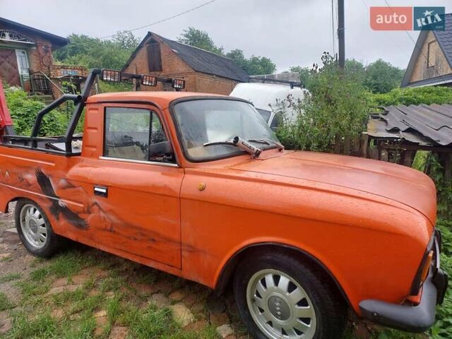 Помаранчевий Москвич/АЗЛК 412, об'ємом двигуна 1.7 л та пробігом 220 тис. км за 2000 $, фото 4 на Automoto.ua