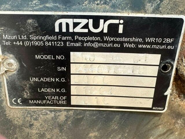 Помаранчевий Mzuri Pro Til 6T, об'ємом двигуна 0 л та пробігом 0 тис. км за 103858 $, фото 5 на Automoto.ua