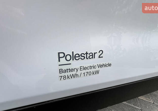 Білий Polestar 2, об'ємом двигуна 0 л та пробігом 73 тис. км за 20400 $, фото 24 на Automoto.ua