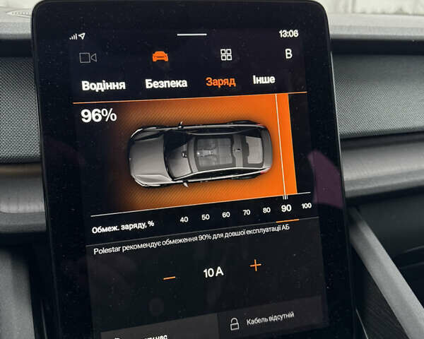 Белый Polestar 2, объемом двигателя 0 л и пробегом 40 тыс. км за 21850 $, фото 13 на Automoto.ua