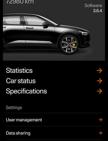 Черный Polestar 2, объемом двигателя 0 л и пробегом 72 тыс. км за 21500 $, фото 21 на Automoto.ua