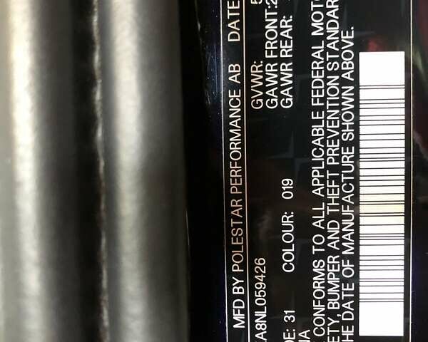 Чорний Polestar 2, об'ємом двигуна 0 л та пробігом 74 тис. км за 21200 $, фото 4 на Automoto.ua