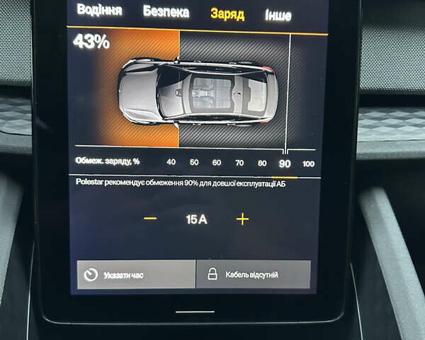 Чорний Polestar 2, об'ємом двигуна 0 л та пробігом 75 тис. км за 22300 $, фото 47 на Automoto.ua