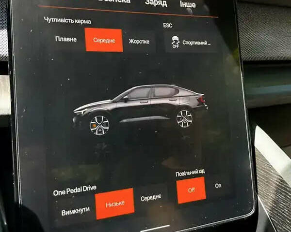 Серый Polestar 2, объемом двигателя 0 л и пробегом 24 тыс. км за 24500 $, фото 17 на Automoto.ua
