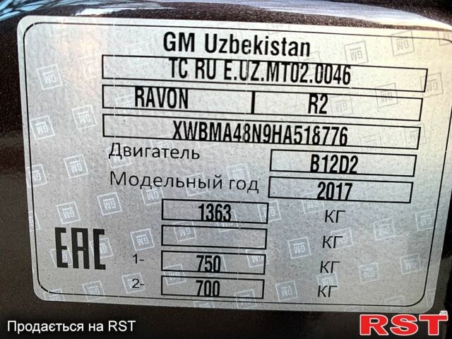 Коричневий Равон Р2, об'ємом двигуна 1.2 л та пробігом 37 тис. км за 7700 $, фото 12 на Automoto.ua