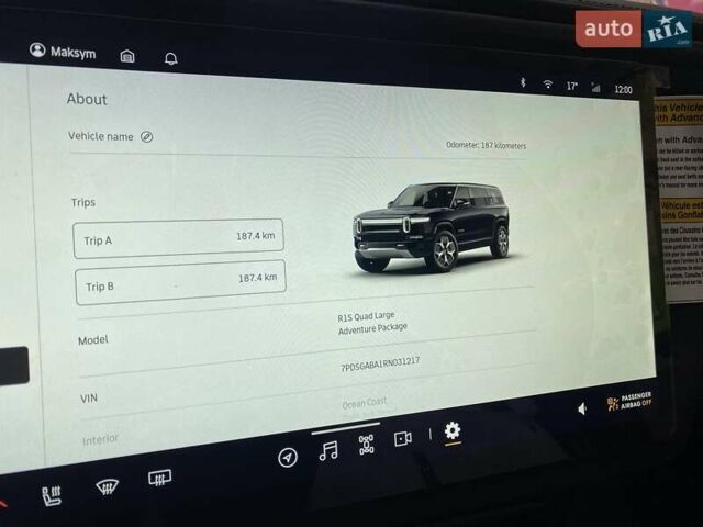 Черный Rivian R1S, объемом двигателя 0 л и пробегом 1 тыс. км за 81000 $, фото 36 на Automoto.ua