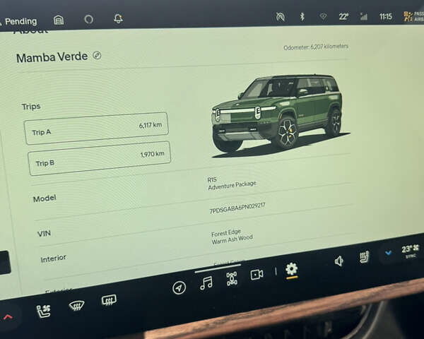 Зеленый Rivian R1S, объемом двигателя 0 л и пробегом 5 тыс. км за 49999 $, фото 21 на Automoto.ua