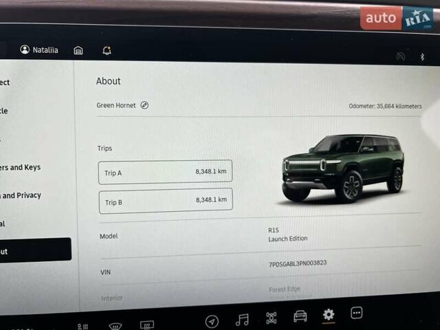 Зелений Rivian R1S, об'ємом двигуна 0 л та пробігом 35 тис. км за 54500 $, фото 14 на Automoto.ua