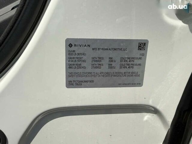Rivian R1T, объемом двигателя 0 л и пробегом 17 тыс. км за 49900 $, фото 23 на Automoto.ua