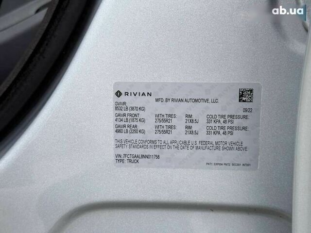 Rivian R1T, объемом двигателя 0 л и пробегом 22 тыс. км за 47000 $, фото 16 на Automoto.ua