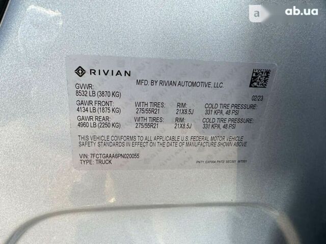 Rivian R1T, об'ємом двигуна 0 л та пробігом 18 тис. км за 46000 $, фото 16 на Automoto.ua