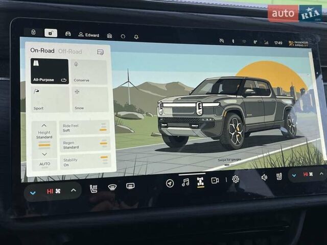 Серый Rivian R1T, объемом двигателя 0 л и пробегом 3 тыс. км за 57800 $, фото 45 на Automoto.ua