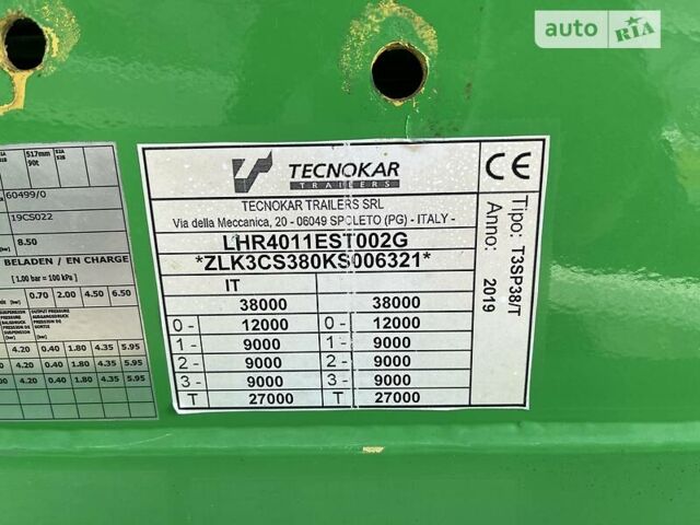Tecnokar T3-SP38, объемом двигателя 0 л и пробегом 150 тыс. км за 62532 $, фото 26 на Automoto.ua