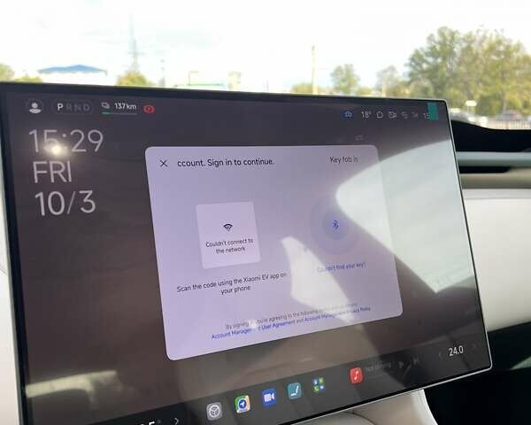 Синий Xiaomi YU7, объемом двигателя 0 л и пробегом 1 тыс. км за 65800 $, фото 15 на Automoto.ua