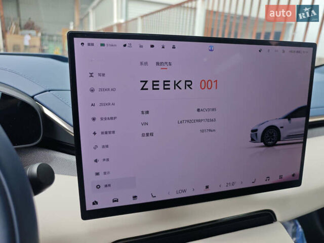 Білий Zeekr 001, об'ємом двигуна 0 л та пробігом 10 тис. км за 37500 $, фото 10 на Automoto.ua