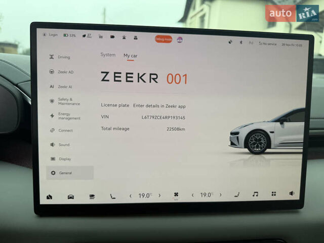 Черный Zeekr 001, объемом двигателя 0 л и пробегом 22 тыс. км за 37000 $, фото 23 на Automoto.ua