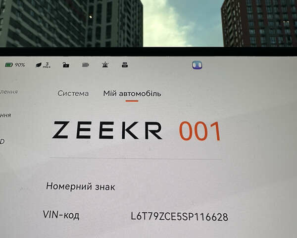 Черный Zeekr 001, объемом двигателя 0 л и пробегом 7 тыс. км за 53000 $, фото 5 на Automoto.ua