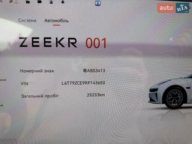Zeekr 001, объемом двигателя 0 л и пробегом 25 тыс. км за 46000 $, фото 7 на Automoto.ua