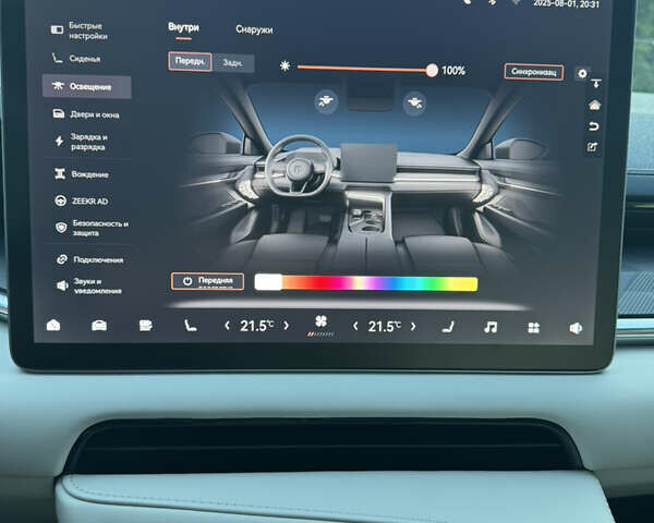 Синій Zeekr 001, об'ємом двигуна 0 л та пробігом 30 тис. км за 38999 $, фото 25 на Automoto.ua
