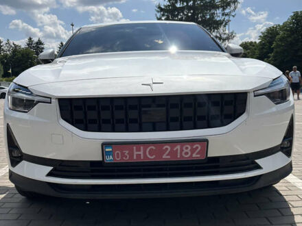 Белый Polestar 2, объемом двигателя 0 л и пробегом 50 тыс. км за 26000 $, фото 1 на Automoto.ua