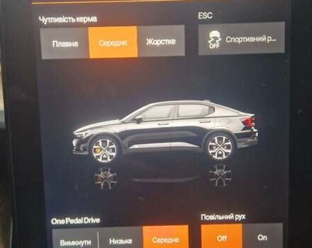 Polestar 2 2021 у Львові на Automoto.ua Чорний Polestar 2, об'ємом двигуна 0 л та пробігом 33 тис. км за 26700 $, фото 18 на Automoto.ua